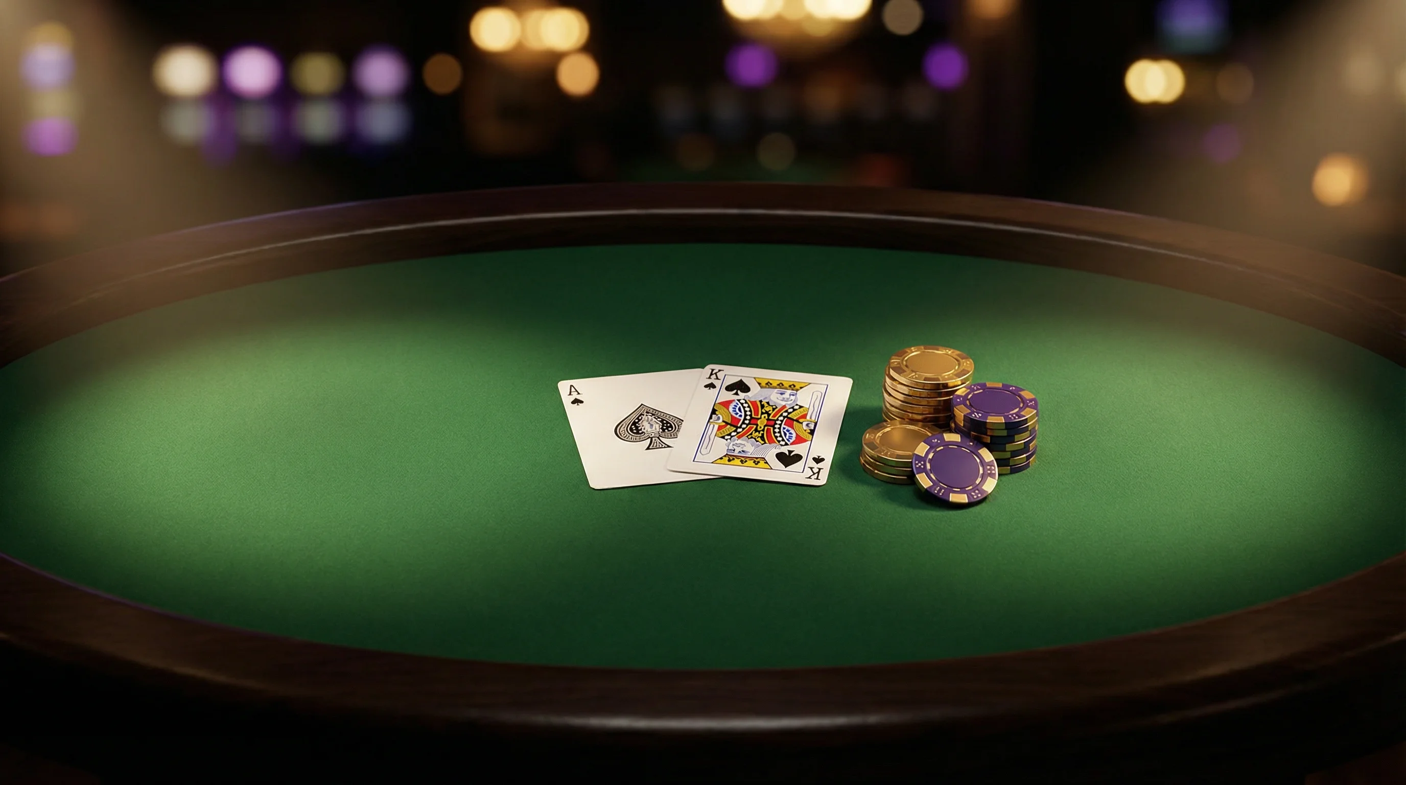 Mesa de blackjack 21 pontos no leon bet